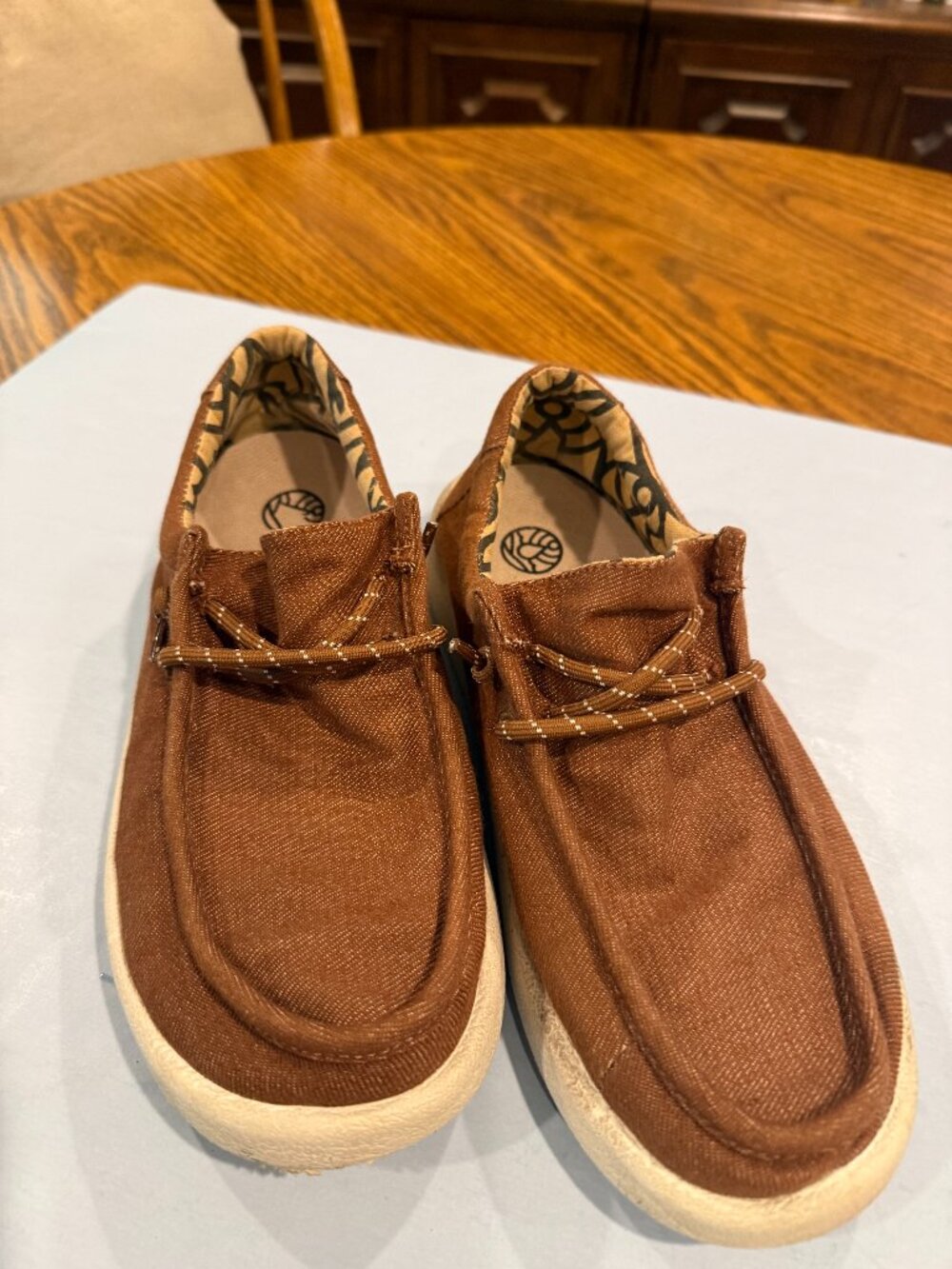 Freewaters Men's Cloud9 Venture Lace-Up Casual Boat Shoe, Brown, Size 9